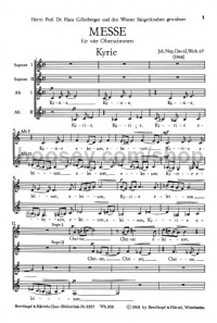 Mass Wk 67 (choral score)