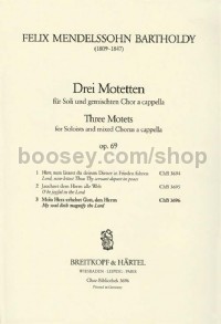 3 Motets Op. 69, No. 3 (choral score)