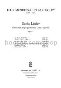 Mailied - SATB (choral score)