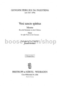 Veni sancte spiritus (choral score)