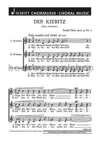 6 Lieder op. 44, No. 3 (choral score)