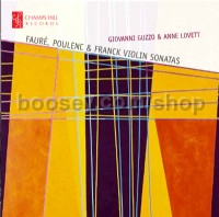 Faure/Poulenc/Franck - Sonatas (Champs Hill Audio CD)