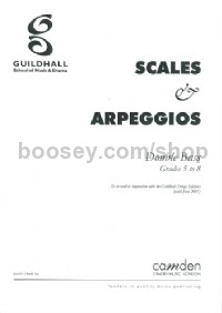 Guildhall Bass Scales & Arpeggios, Grades 5 - 8