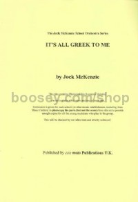 It's All Greek to Me (Full Orchestra Score Only)