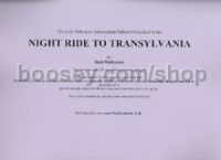 Night Ride to Transylvania (Full Orchestra Score Only)