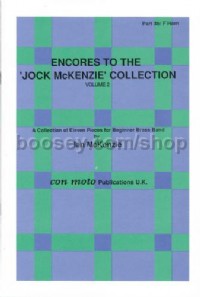 Encores to Jock McKenzie Collection Volume 2, brass band, part 3b, F Horn