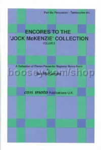 Encores to Jock McKenzie Collection Volume 2, brass band, part 6b, Percussi