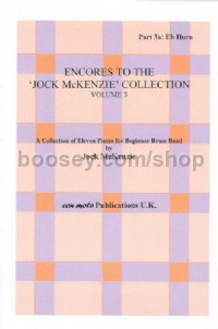 Encores to Jock McKenzie Collection Volume 3, brass band, part 3a, Eb Horn