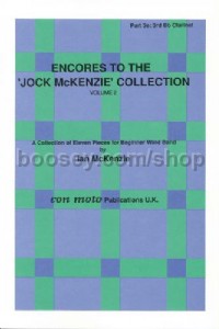 Encores to Jock McKenzie Collection Volume 2, wind band, part 3e, 3rd Bb Cl