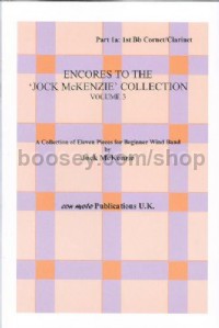 Encores to Jock McKenzie Collection Volume 3, wind band, part 1a, Bb Cornet
