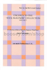 Encores to Jock McKenzie Collection Volume 3, wind band, part 2a, Bb Cornet