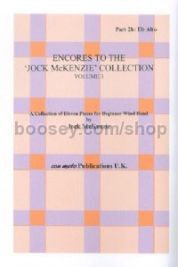 Encores to Jock McKenzie Collection Volume 3, wind band, part 2b, Eb Alto