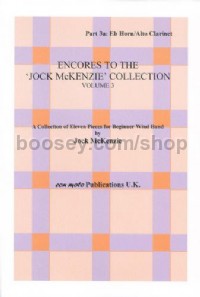Encores to Jock McKenzie Collection Volume 3, wind band, part 3a, Eb Horn