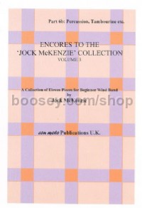 Encores to Jock McKenzie Collection Volume 3, wind band, part 6b, Tambourin