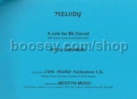Melody, Bb Cornet solo with brass band (Brass Band Score Only)
