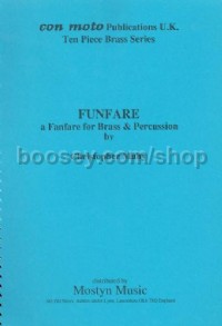 Funfare, a Fanfare for Ten Piece Brass (Brass Band Score Only)
