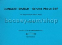 Concert March: Service Above Self (Brass Band Set)