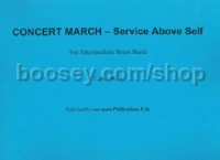 Concert March: Service Above Self (Brass Band Score Only)