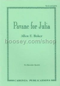 Pavane for Julia (Recorder Quartet)