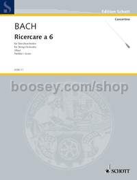 Ricercare a 6 in C minor BWV 1079 - string orchestra (score)