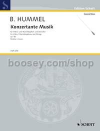 Konzertante Musik op. 86 - vibraphone & marimba (1 player) & string orchestra (score)