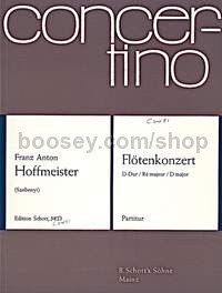 Flute Concerto in D major - flute & orchestra (score)