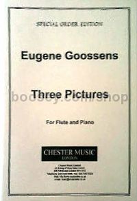 Three Pictures, for Flute & Piano (Score & Part)
