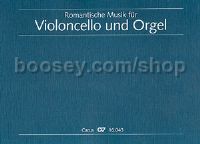 Romantische Musik für Violoncello und Orgel (Score)