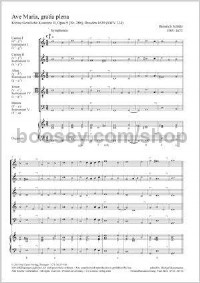 Ave Maria gratia plena (Soloists [SSATB], Chamber Ensemble and Organ)