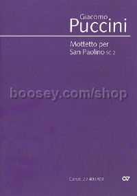 Mottetto per San Paolino (Vocal Score)