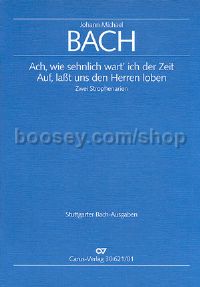 Bach, J.M.: Zwei Strophenarien (Score)