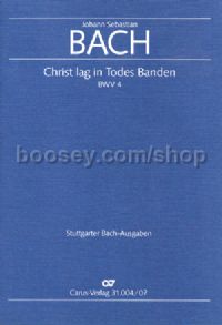Christ lag in Todesbanden BWV 4 (Study Score)