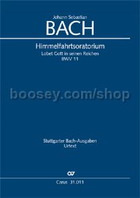 Himmelfahrtsoratorium BWV 11 (Full Score)