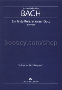 Ein feste Burg ist unser Gott BWV 80 (Vocal Score)