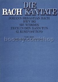 Sie werden euch in den Bann tun [II] BWV 183 (Full Score)
