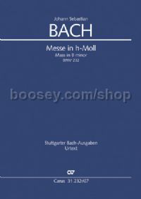 Messe in h-Moll (Study Score)