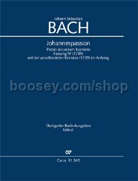Johannespassion (Full Score)