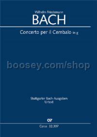Concerto per il Cembalo in G (Full Score)