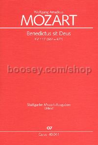 Benedictus sit Deus Pater KV 117 (Full Score)