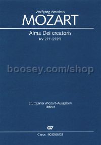 Alma Dei creatoris (Vocal Score)