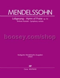 Hymn of Praise - Symphony cantata - MWV A 18