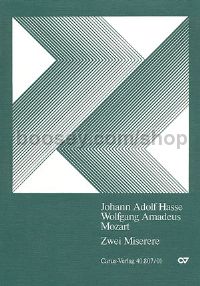 Hasse- Mozart: Miserere (Mixed Choir)