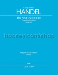 The King Shall Rejoice (Score)