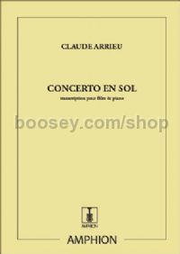 Concerto in G - flute solo & piano reduction