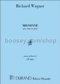 Mignonne - voice & piano