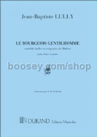 Le Bourgeois Gentilhomme (vocal score)
