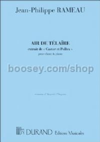 Récit & Air de Télaïre, 'Tristes apprêts' - soprano & piano