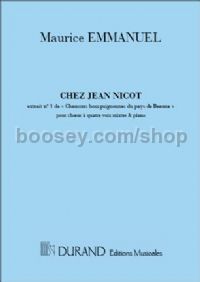 Chez Jean Nicot - mixed choir