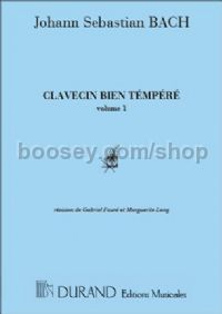 Le Clavecin bien tempéré, Vol. 1