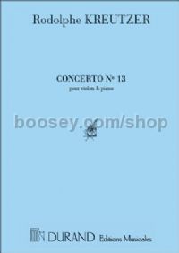 Concerto No. 13 - violin & piano